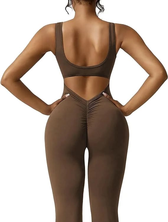 💥2024 New Sales🔥Sexy Backless Flare Jumpsuits: Irresistible Sleeveless Style!