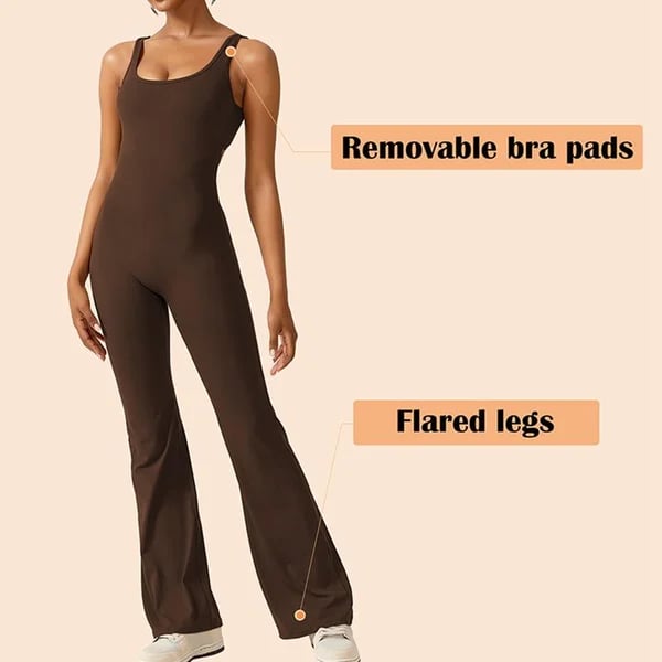 💥2024 New Sales🔥Sexy Backless Flare Jumpsuits: Irresistible Sleeveless Style!