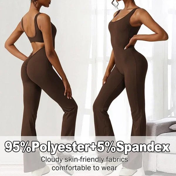 💥2024 New Sales🔥Sexy Backless Flare Jumpsuits: Irresistible Sleeveless Style!