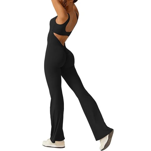 💥2024 New Sales🔥Sexy Backless Flare Jumpsuits: Irresistible Sleeveless Style!
