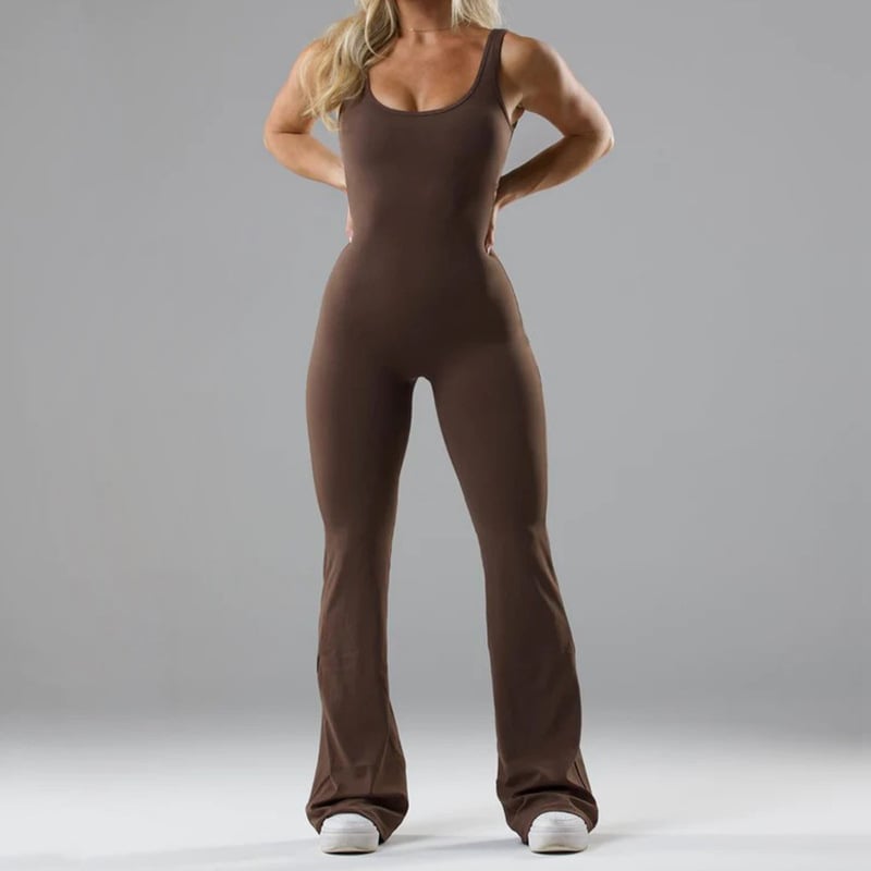 💥2024 New Sales🔥Sexy Backless Flare Jumpsuits: Irresistible Sleeveless Style!