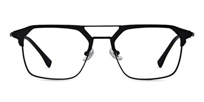 Aviator Matte Black Eyeglasses