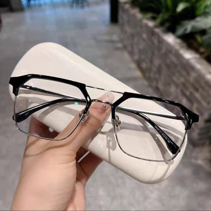 Aviator Matte Black Eyeglasses